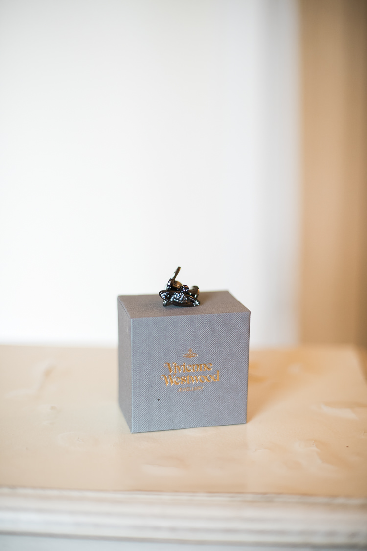 Vivienne Westwood Cufflinks Groom Country Glamour Black Tie Wedding http://www.capturedbykatrina.co.uk/
