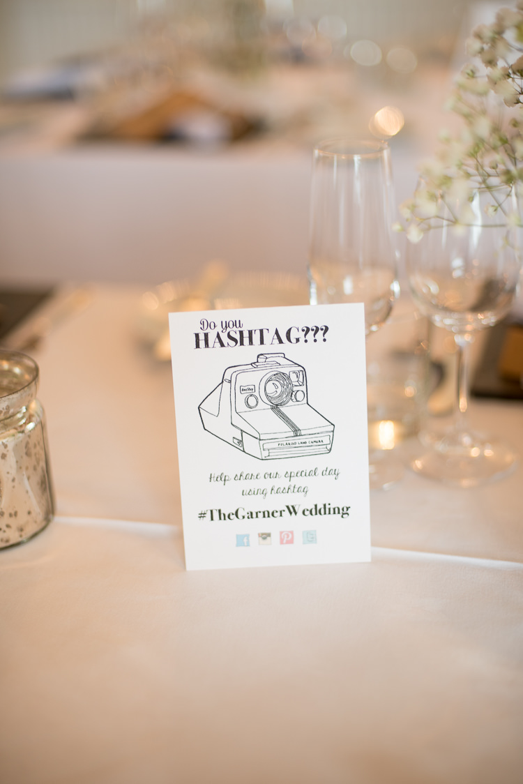 Instagram Hashtag Sign Country Glamour Black Tie Wedding http://www.capturedbykatrina.co.uk/
