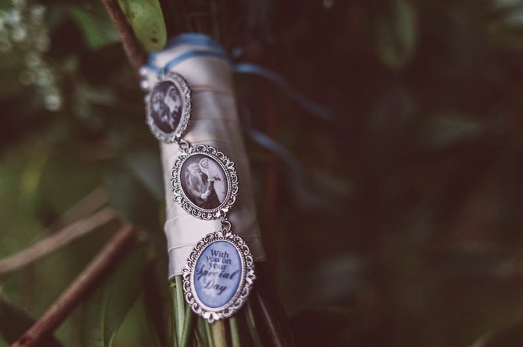 Bouquet Lockets Home Made Garden Party Wedding www.purplepeartreephotography.com