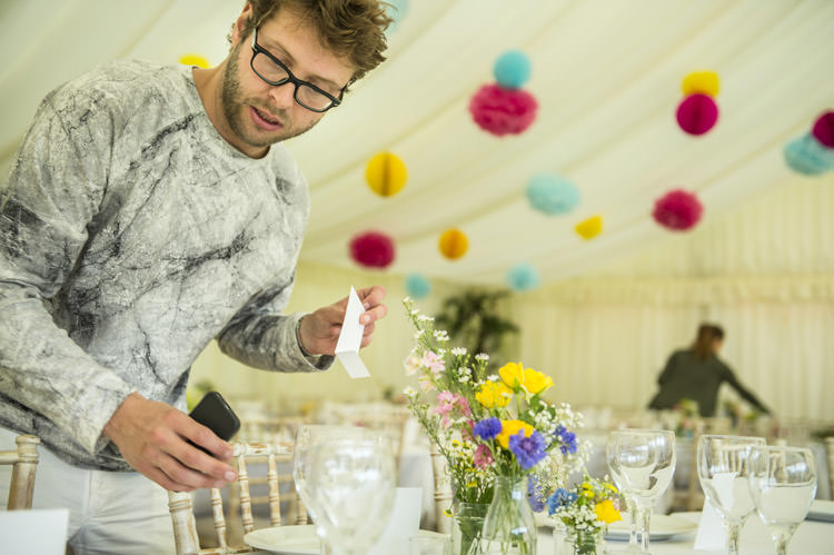 Fun Glittery Outdoor Colourful Wedding http://www.reportography.com/