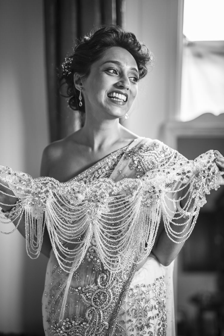 Bride Bridal Cape Sequin Accessory Sari Fun Glittery Outdoor Colourful Wedding http://www.reportography.com/