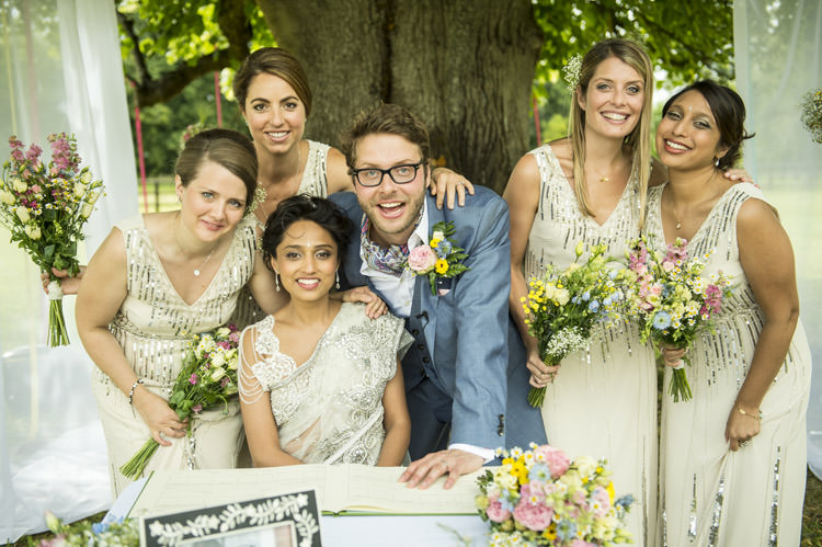Fun Glittery Outdoor Colourful Wedding http://www.reportography.com/