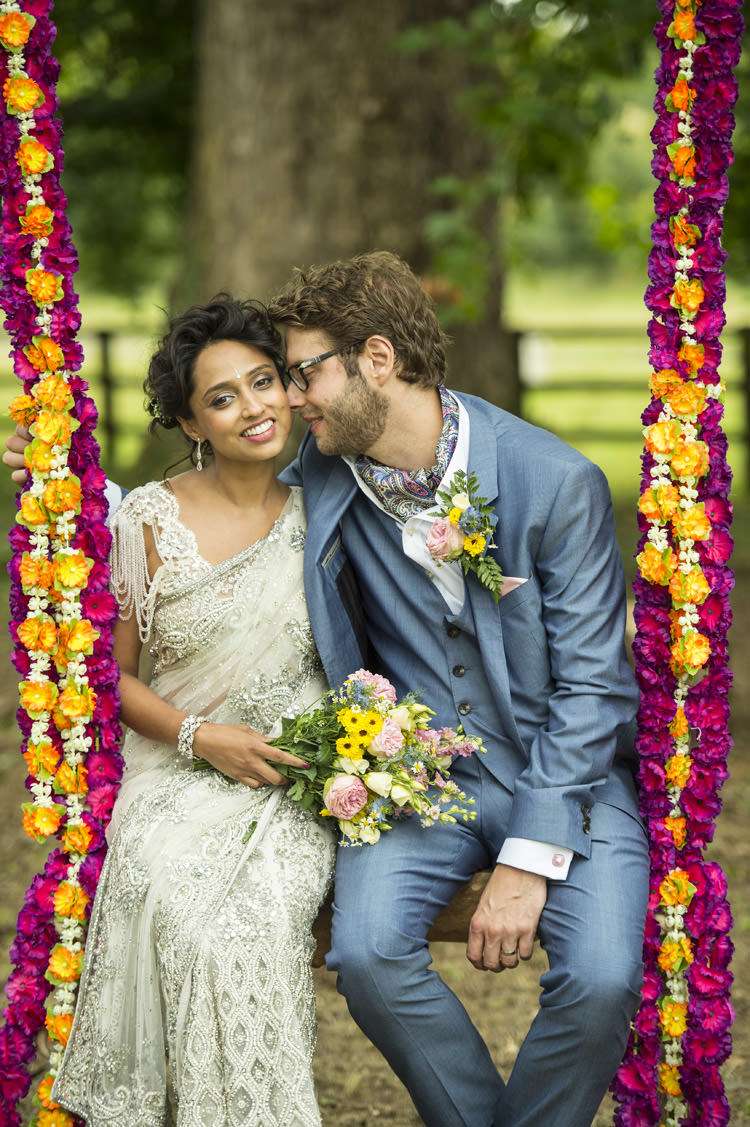Fun Glittery Outdoor Colourful Wedding http://www.reportography.com/