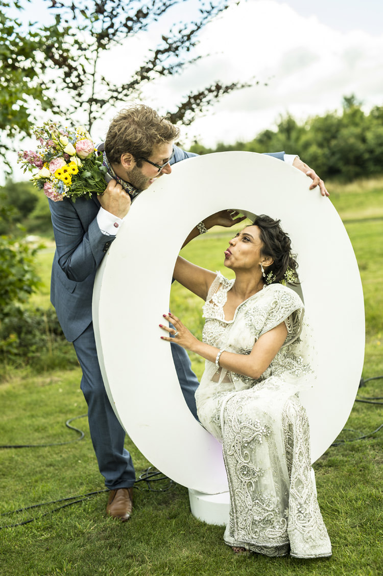 Fun Glittery Outdoor Colourful Wedding http://www.reportography.com/