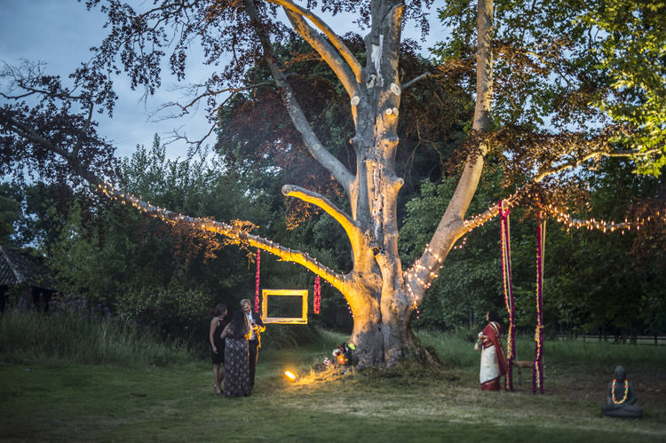 Fun Glittery Outdoor Colourful Wedding http://www.reportography.com/