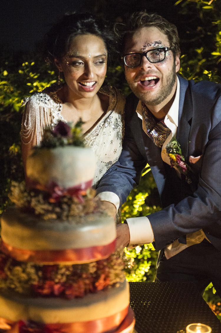 Fun Glittery Outdoor Colourful Wedding http://www.reportography.com/