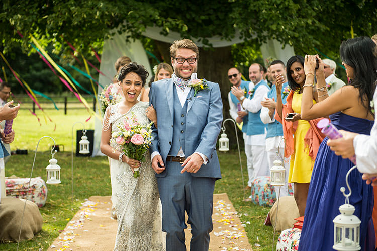 Fun Glittery Outdoor Colourful Wedding http://www.reportography.com/
