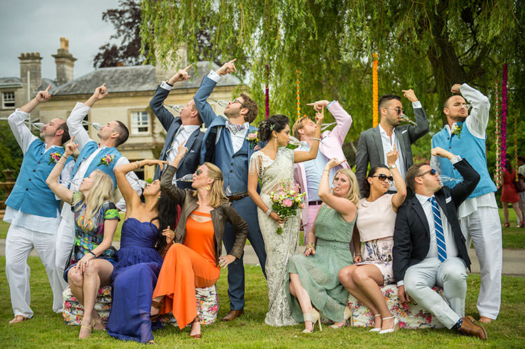 Fun Glittery Outdoor Colourful Wedding http://www.reportography.com/