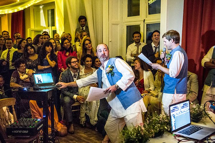 Fun Glittery Outdoor Colourful Wedding http://www.reportography.com/