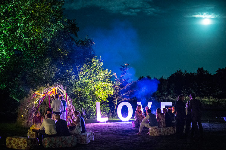 Fun Glittery Outdoor Colourful Wedding http://www.reportography.com/