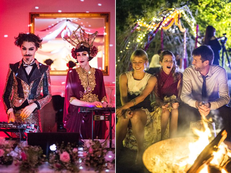 Fun Glittery Outdoor Colourful Wedding http://www.reportography.com/