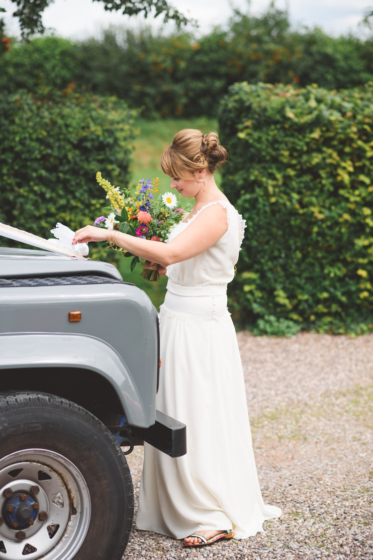 Laure de Sagazan Dress Bride Bridal Gown Bohemian Stylish Festival Farm Garden Wedding http://www.lisadawn.co.uk/