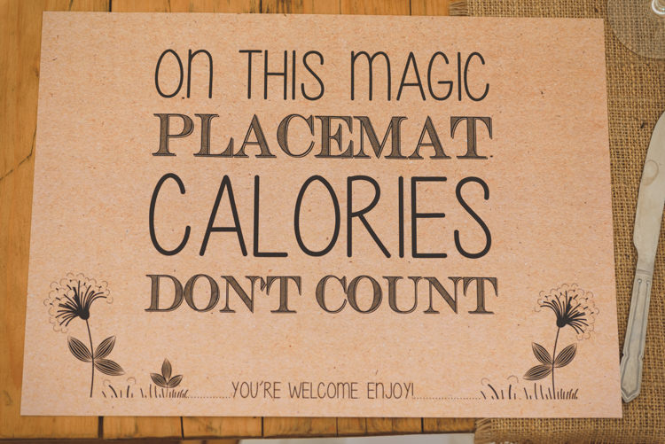 Place Mat Fun Stylish Festival Farm Garden Wedding http://www.lisadawn.co.uk/