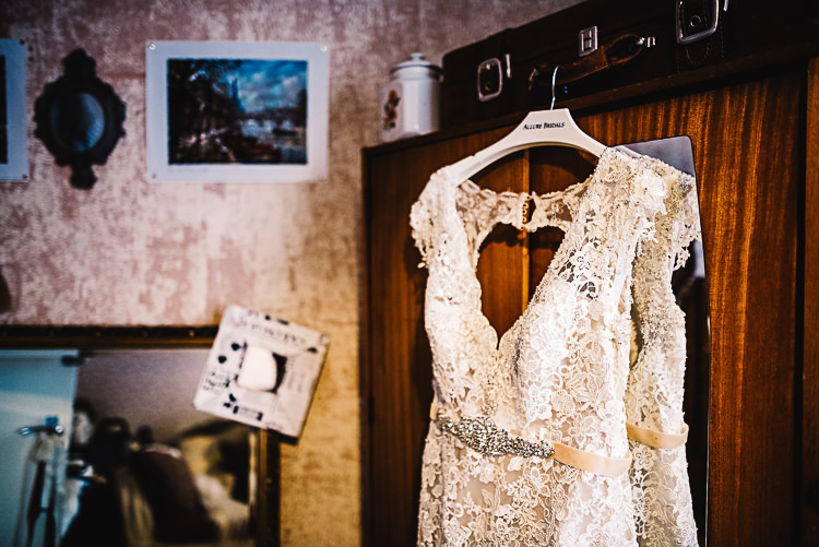 Allure Bridals Lace Strap Gown Bride Relaxed Quirky Sailing Club Wedding http://www.stevebridgwoodphotography.co.uk/