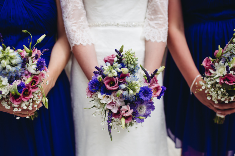 Pink Bouquet Flowers Bride Bridal Bridesmaids Rustic Relaxed Blue Tipi Wedding http://www.lucylittle.co.uk/