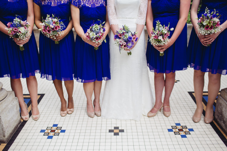 Pink Bouquet Flowers Bride Bridal Bridesmaids Rustic Relaxed Blue Tipi Wedding http://www.lucylittle.co.uk/