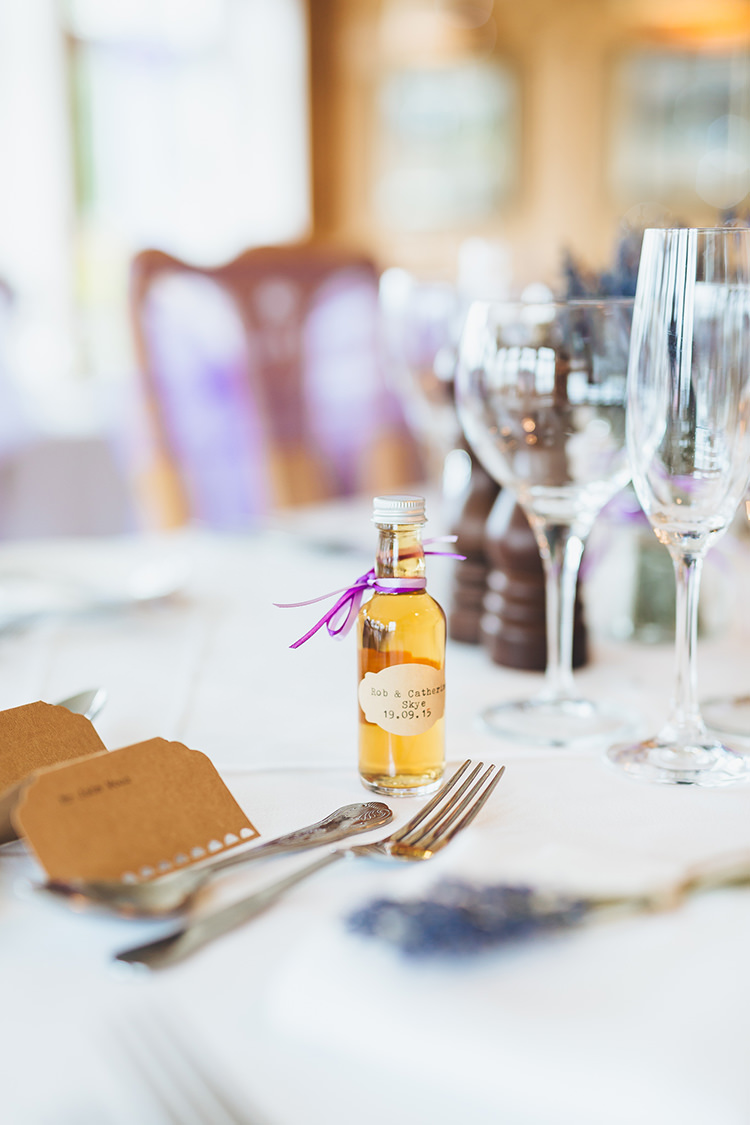 Bottle Favours Intimate Outdoor Isle of Skye Wedding http://sarahbethphoto.co.uk/