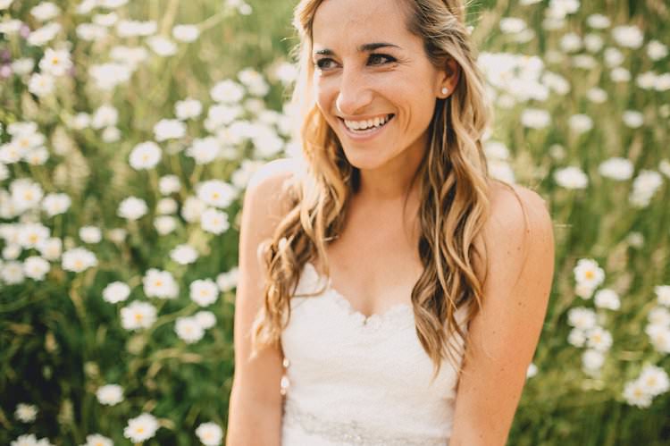 Waves Hair Bride Bridal Look Rustic Chic Blush Barn Wedding http://www.kerrydiamondphotography.com/