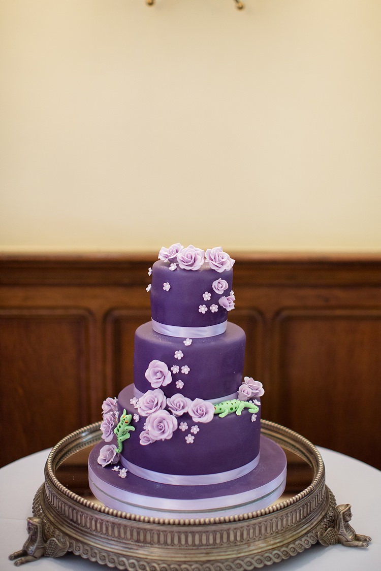 Cake Flowers Natural Ethereal Purple Wedding http://www.katherineashdown.co.uk/