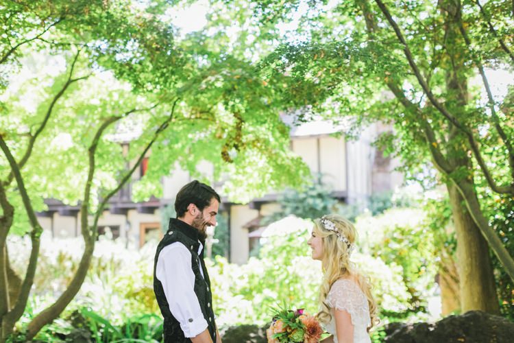 First Look Fantastical Woodland Renaissance Wedding in California http://www.milouandolin.com/