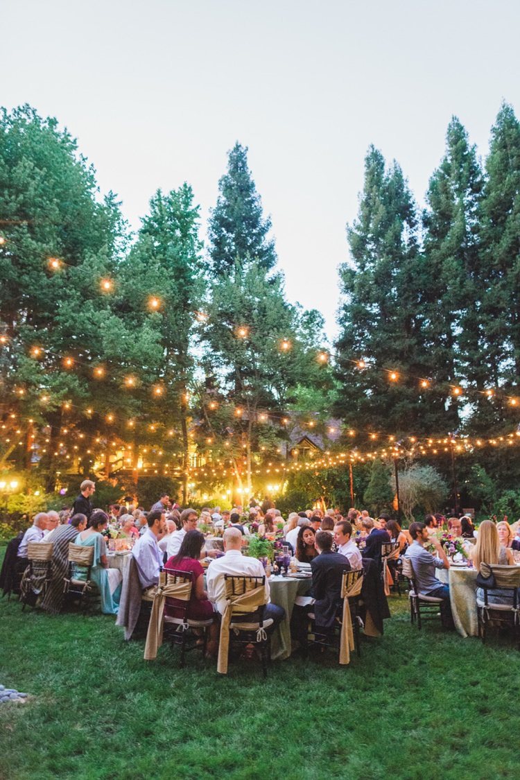 Festoon Lights Outdoor Fantastical Woodland Renaissance Wedding in California http://www.milouandolin.com/