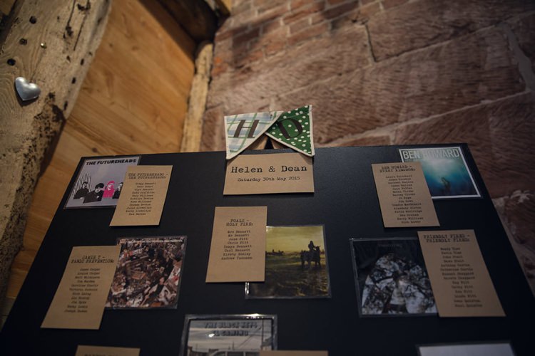 Seating Table Plan Chart Eclectic Cool Barn Wedding http://assassynation.co.uk/