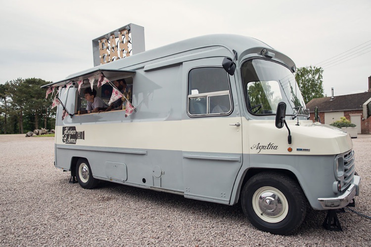 Bar Van Eclectic Cool Barn Wedding http://assassynation.co.uk/