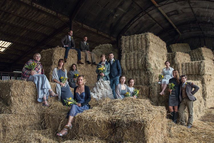 Yellow Grey Rustic Farm Wedding http://assassynation.co.uk/