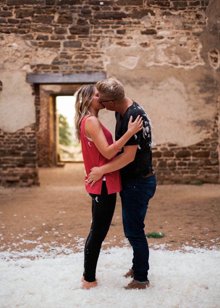 Pillow Fight Engagement http://www.faithdwightphotography.com/