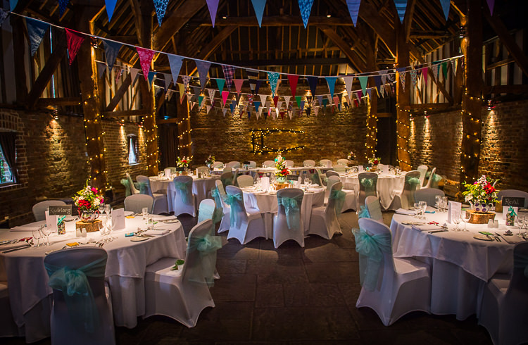 Barn Bunting Fairylights Quirky Crafty Tea Infused Wedding http://jamesgristphotography.co.uk/