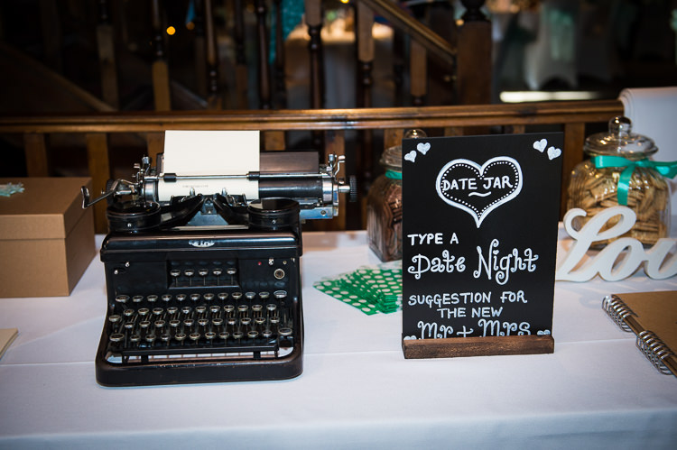 Date Night Guest Book Quirky Crafty Tea Infused Wedding http://jamesgristphotography.co.uk/