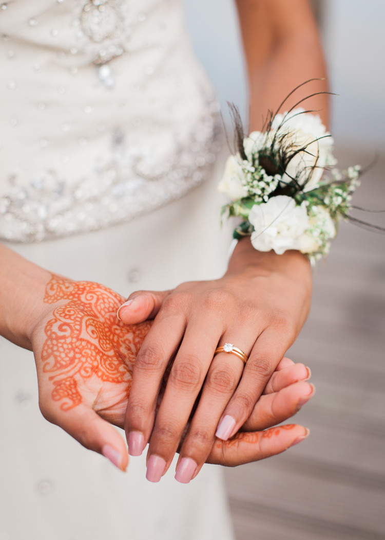 Henna Bride Bridal Wrist Corsage Indian Mint Garden Party Wedding http://heleddroberts.co.uk/