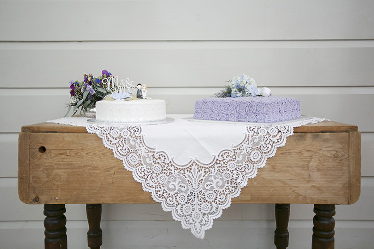 Cake Table Cloth Buttercream Cakes Cornflower Blue Garden Wedding Australia http://brischetto.net/