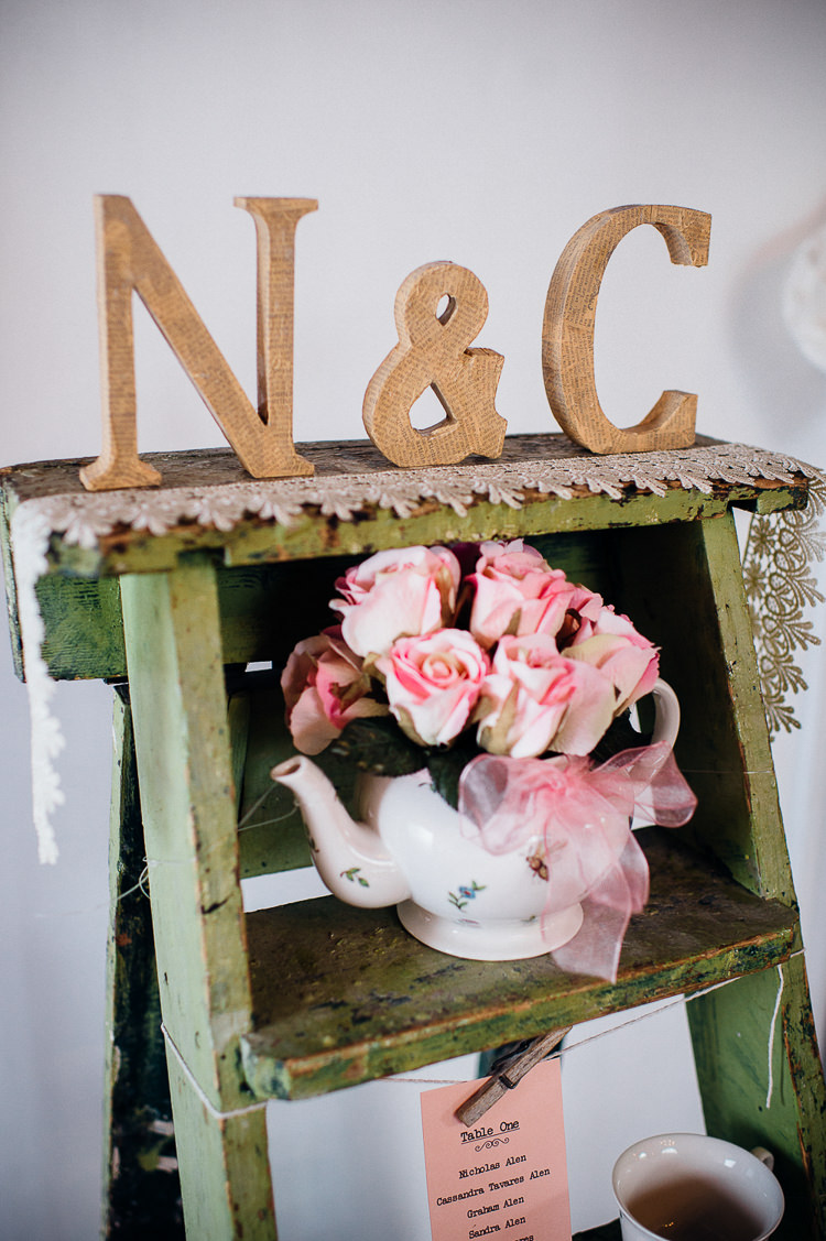 Ladder Seating Plan Chart Table Books & History Sparkly Pastels Wedding http://www.mariannechua.com/