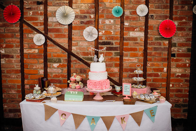 Cake Dessert Table Books & History Sparkly Pastels Wedding http://www.mariannechua.com/