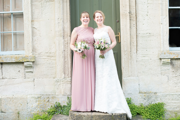 Dusky Bridesmaid Long Coast Dress Soft Pink Rustic Winter Wedding http://www.capturedbykatrina.co.uk/