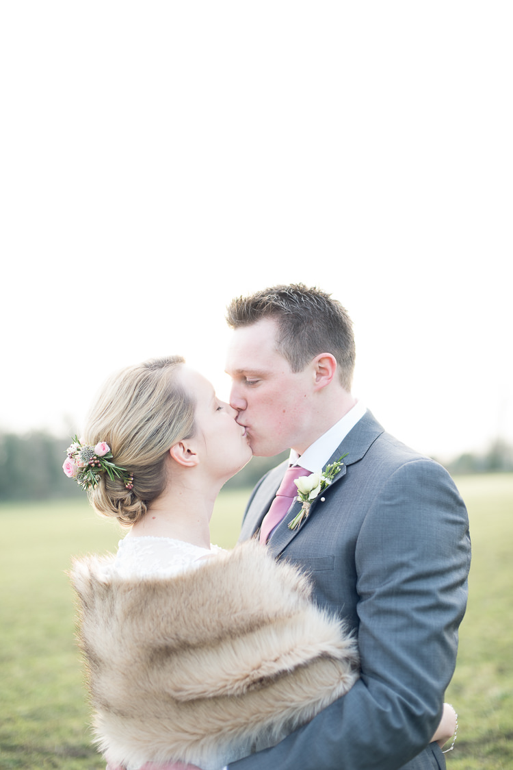Fur Stole Bride Bridal Accesory Soft Pink Rustic Winter Wedding http://www.capturedbykatrina.co.uk/