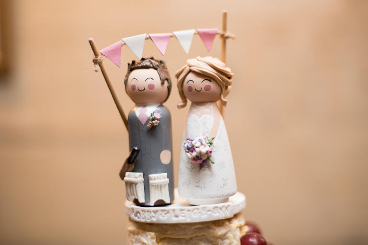 Wooden Topper Cake Bride Groom Soft Pink Rustic Winter Wedding http://www.capturedbykatrina.co.uk/