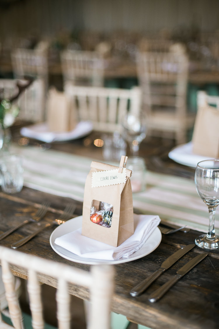 Sweet Favours Kraft Paper Brown Bags Pegs Soft Pink Rustic Winter Wedding http://www.capturedbykatrina.co.uk/