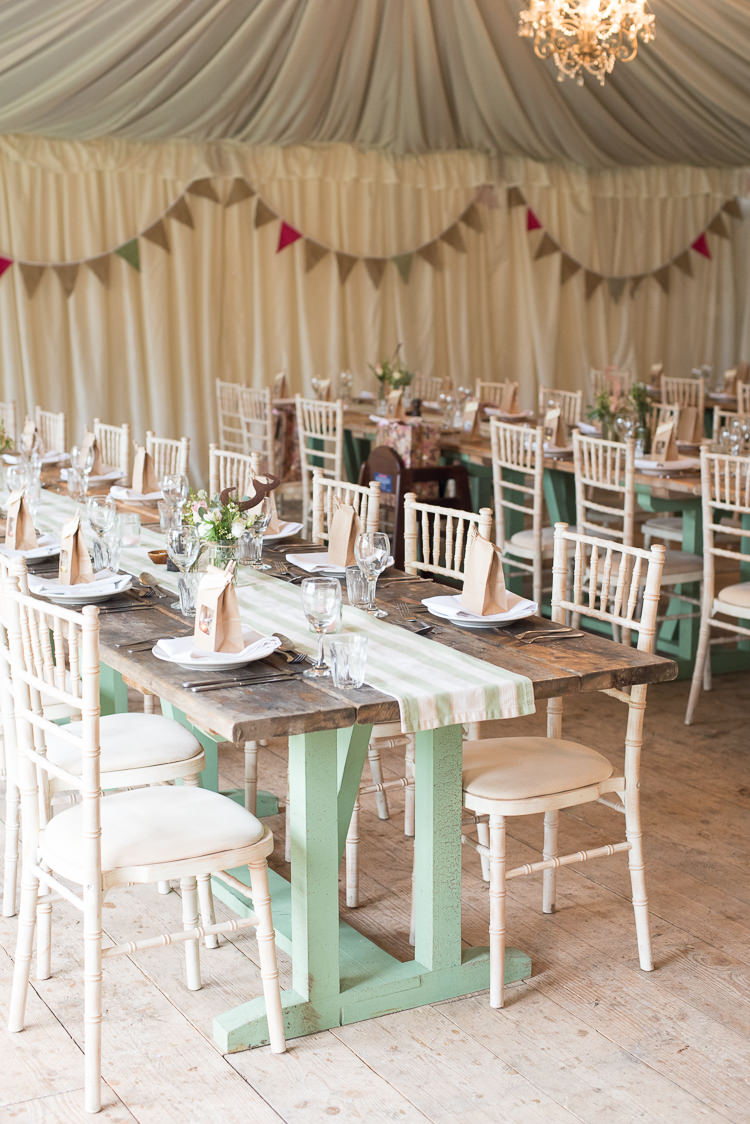 Marquee Long Tables Soft Pink Rustic Winter Wedding http://www.capturedbykatrina.co.uk/