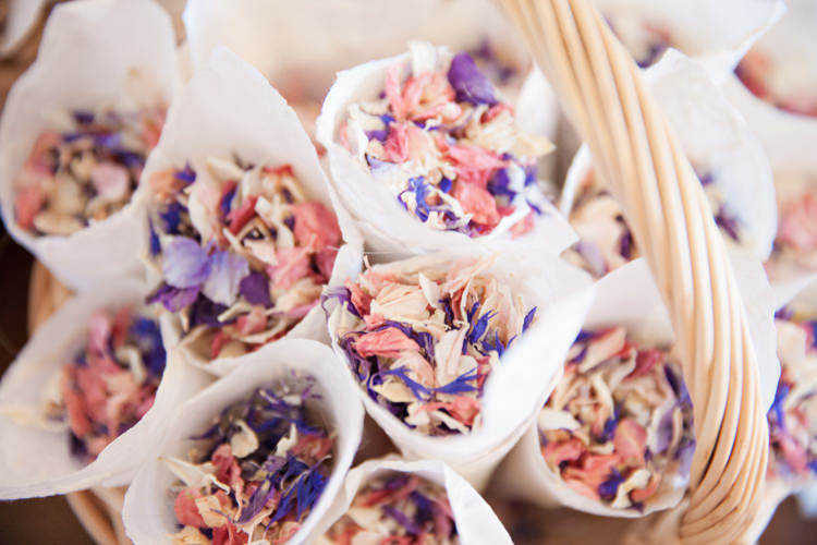 Confetti Cones Baskets Romantic Candy Pink Pastels Wedding http://kerryannduffy.com/