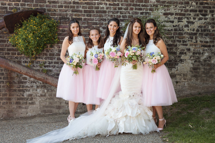Bridesmaids Skirts Tulle Romantic Candy Pink Pastels Wedding http://kerryannduffy.com/