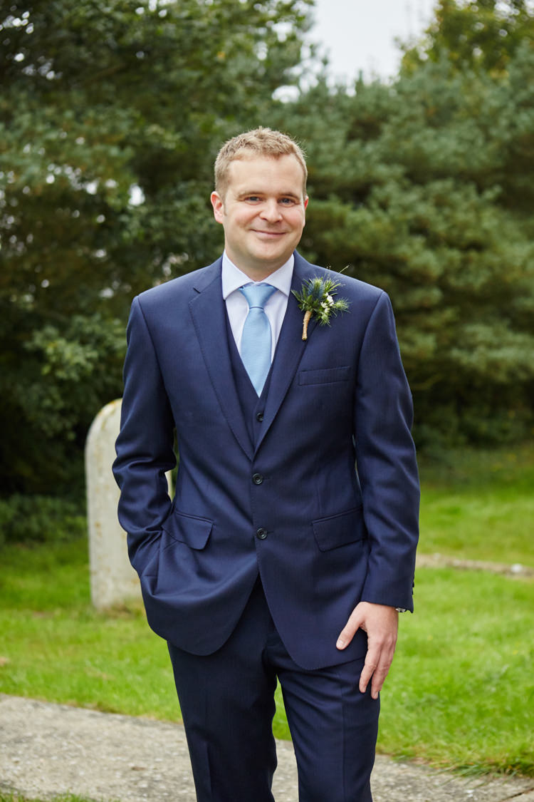 Navy Suit Groom Blue Tie Industrial Country Rustic Wedding https://www.fullerphotographyweddings.co.uk/