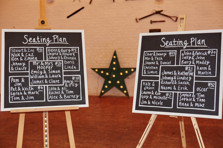 Black Chalk Board Sign Seating Plan Table Chart Industrial Country Rustic Wedding https://www.fullerphotographyweddings.co.uk/