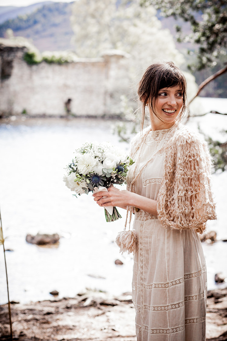 Vintage Dress Bride Bridal Edwardian Gown Scotland Woodland Handfasting Wedding http://wilsonmcsheffrey.co.uk/