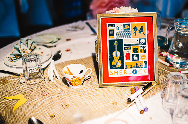 Table Names TV Relaxed Quirky Sailing Club Wedding http://www.stevebridgwoodphotography.co.uk/