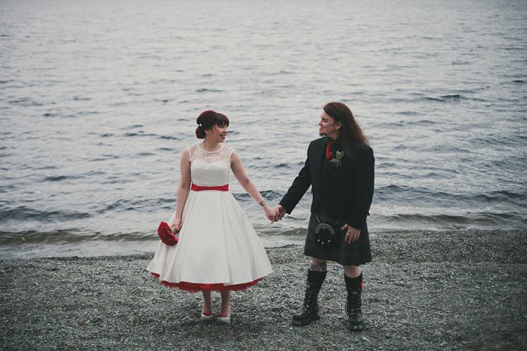 Quirky Alternative Lochside Wedding http://www.maureendupreez.com/