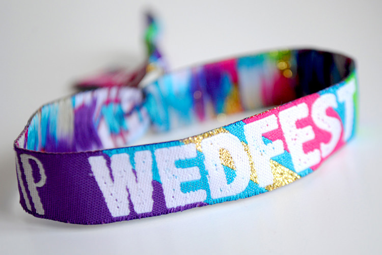 WEDFEST Festival Wedding Stationery Invitations Alternative Quirky Bold Colourful