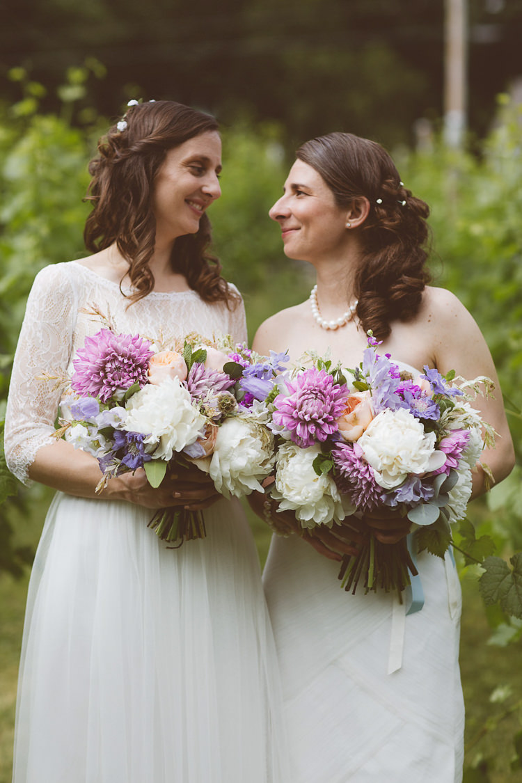 Romantic Rustic Pastel Vineyard Wedding Massachusetts http://www.wonder-bliss.com/
