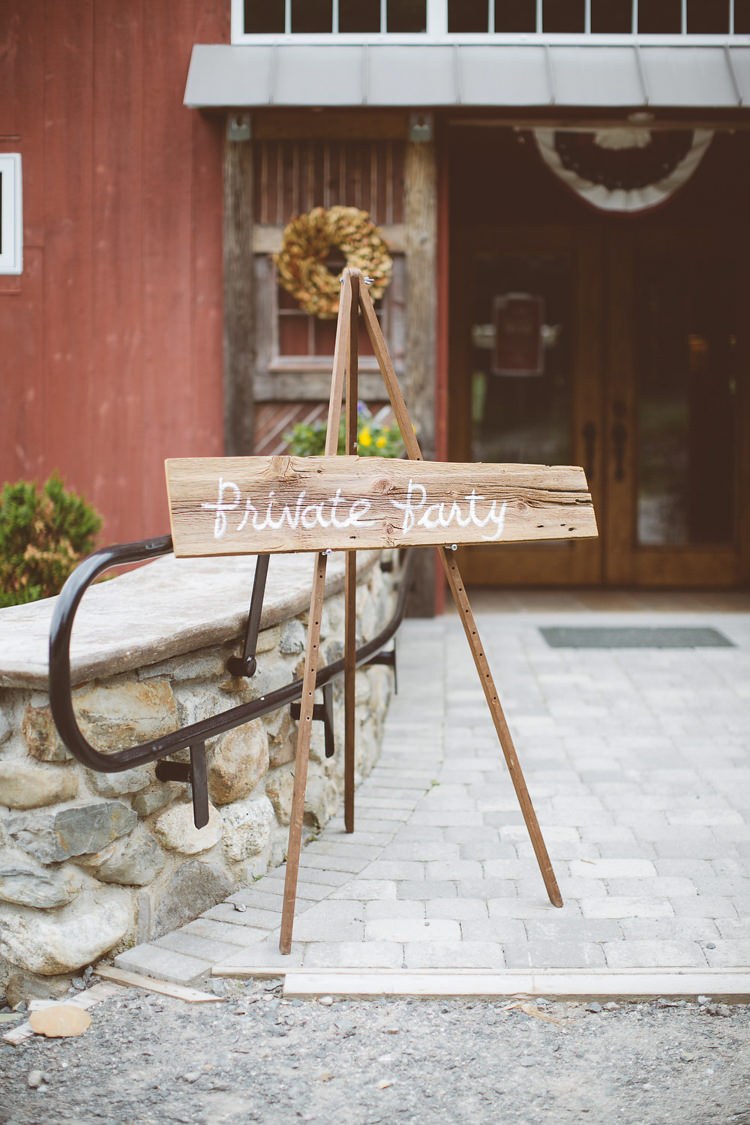 Wooden Sign Romantic Rustic Pastel Vineyard Wedding Massachusetts http://www.wonder-bliss.com/